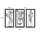 Kit 3 Quadros Vazados