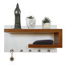 Porta Chaves com Prateleiras para Óculos e Carteira em MDF