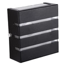 Arandela Slim Externa 3 Frisos 2 Focos – Alumínio