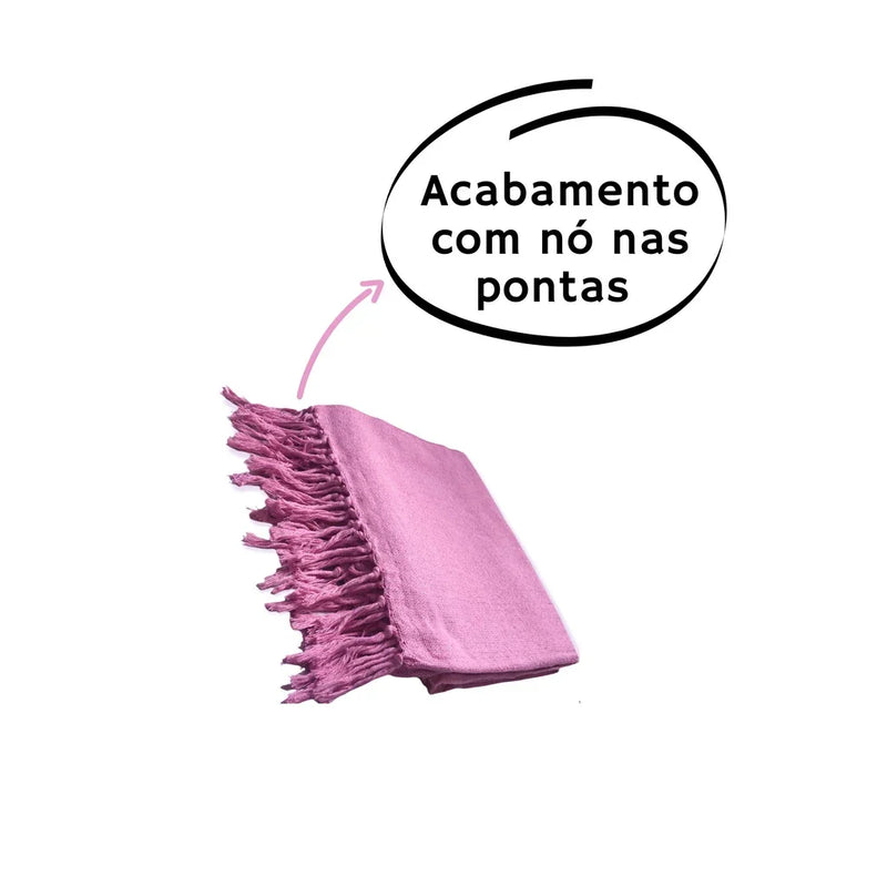 Manta 100% Algodão Artesanal