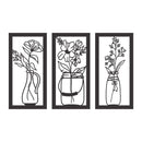 Kit 3 Quadros Vazados