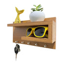 Porta Chaves com Prateleiras para Óculos e Carteira em MDF