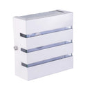 Arandela Slim Externa 3 Frisos 2 Focos – Alumínio