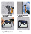 Kit 4 Luminárias Solares de Parede