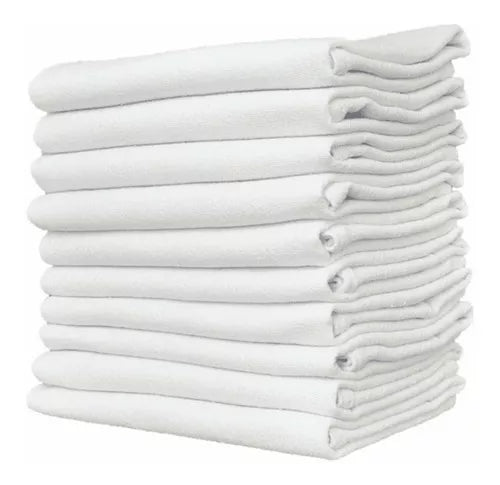 Pano de Chão Alvejado Branco 100% Algodão