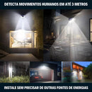 Kit 4 Luminárias Solares de Parede