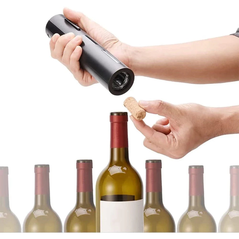 Kit Saca Rolhas Automático Abridor de Vinho