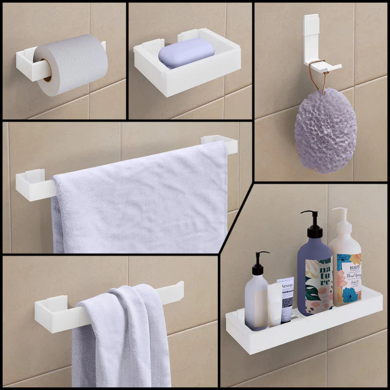 Kit Acessórios Para Banheiro 6 Peças