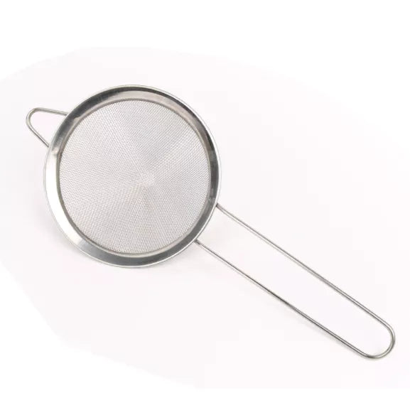 Kit 3 Peneiras de Tela de Rede de Arame de Aço Inoxidável