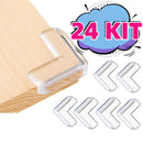 Kit 24 Protetores de Quina em Silicone