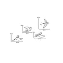 Kit 4 Pássaros de Parede