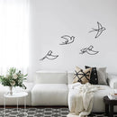 Kit 4 Pássaros de Parede