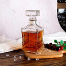 Licoreira Quadrada + 6 Mini Taças de Dose