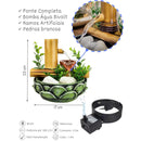 Fonte de Água Cascata de Bambu