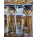 Vaso de Vidro Âmbar Florença