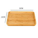 Bandeja de Bambu Petisqueira Retangular