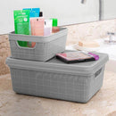 Kit 5 Caixas Organizadoras com Tampa