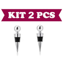 Tampa para Garrafa de Vinho Inox