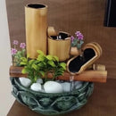 Fonte de Água Cascata de Bambu