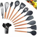 Kit Utensílios Silicone para Cozinha Premium 12 Peças