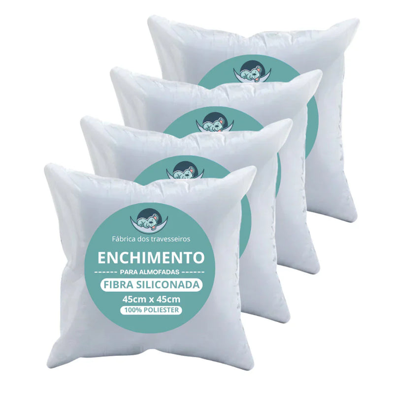 Kit com 4 Refis para Almofadas