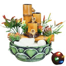 Fonte de Água Cascata de Bambu