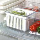 Kit 4 Organizadores de Geladeira 3,8L com Tampa