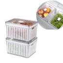 Kit 4 Organizadores de Geladeira 3,8L com Tampa