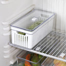 Kit 2 Organizadores de Geladeira 6,8L com Tampa