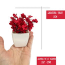 Kit 3 Mini Vasinhos com Plantinha Artificial