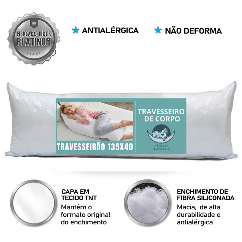 Travesseiro de Corpo Body Pillow