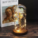 Luminária Rosa Encantada – A Bela e a Fera