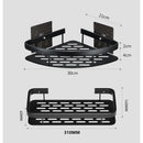 Prateleiras de Banheiro Sem Furo de Alumínio