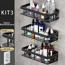 Prateleiras de Banheiro Sem Furo de Alumínio