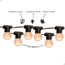 Varal de Luz para Área Externa