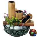 Fonte de Água Cascata de Bambu