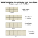Kit 10 Cabeceiras Estofadas Modulares para Cama Casal