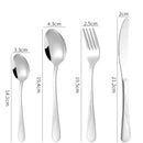 Maleta de Talheres 24 Peças Premium Luxo