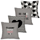 Kit 4 Capas para Almofadas