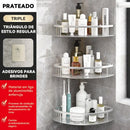 Prateleiras de Banheiro Sem Furo de Alumínio