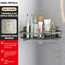 Prateleiras de Banheiro Sem Furo de Alumínio