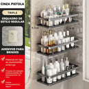 Prateleiras de Banheiro Sem Furo de Alumínio