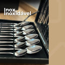 Maleta de Talheres 24 Peças Premium Luxo