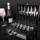 Maleta de Talheres 24 Peças Premium Luxo
