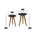 Kit com 2 Mesas Laterais