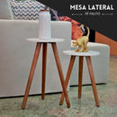 Kit com 2 Mesas Laterais