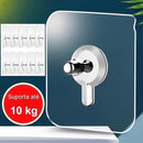 Kit 24 Ganchos de Parede Adesivo Multiuso