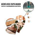 Kit 5 Espelhos Corações