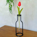 Vaso Minimalista com 2 Hastes de Costela de Adão