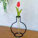 Vaso Minimalista com 2 Hastes de Costela de Adão